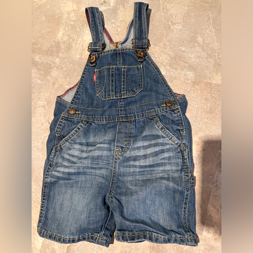 Levi’s toddler overalls shorts